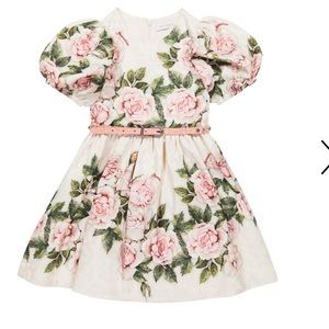 Monnalisa floral dress! Like new!